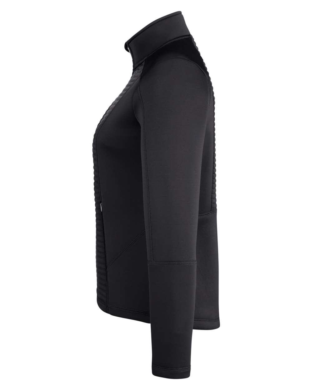 Left View of Black Women's Venom Full-Zip Jacket - S16522