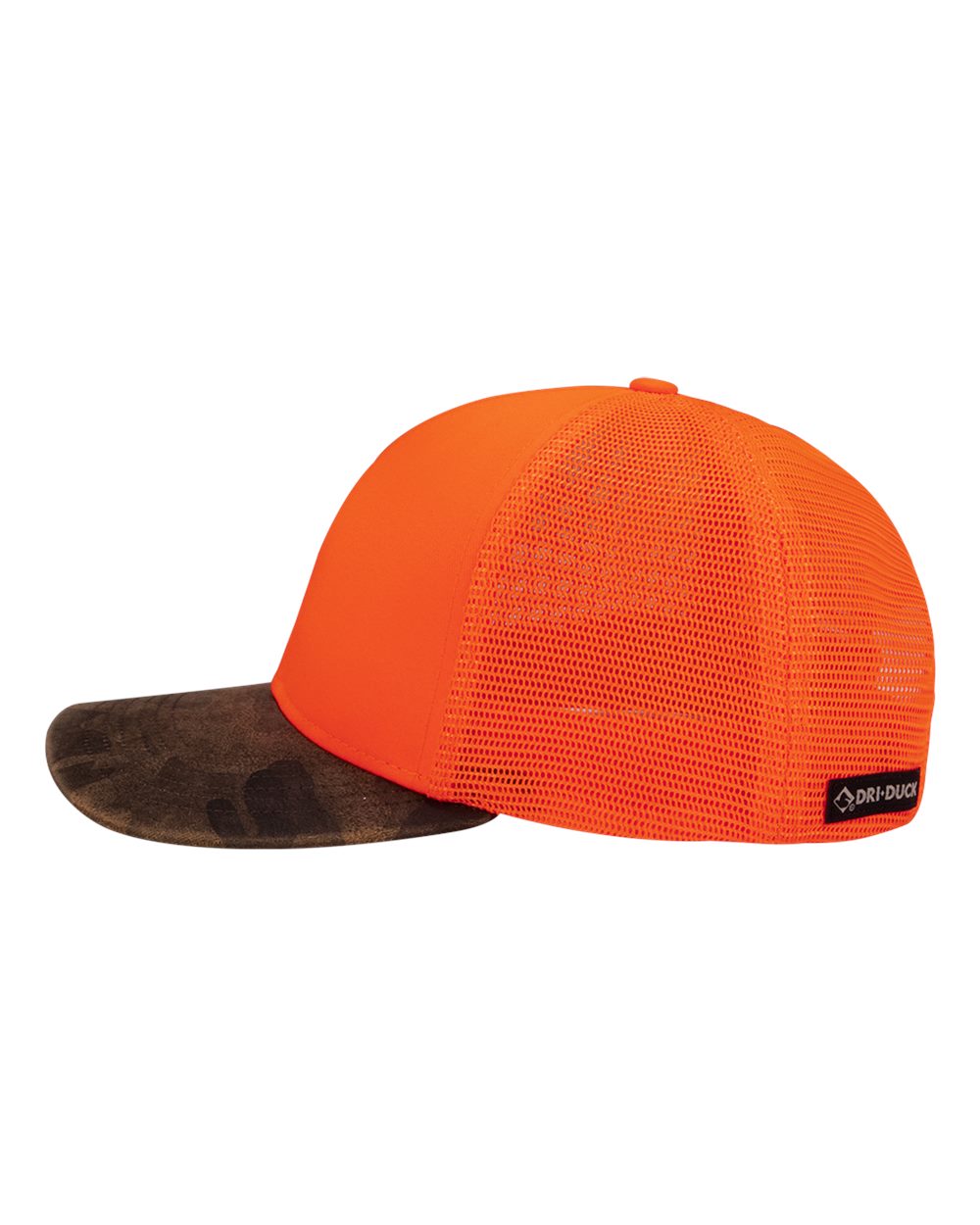 Left View of Blaze Covert Trucker Cap - 3466