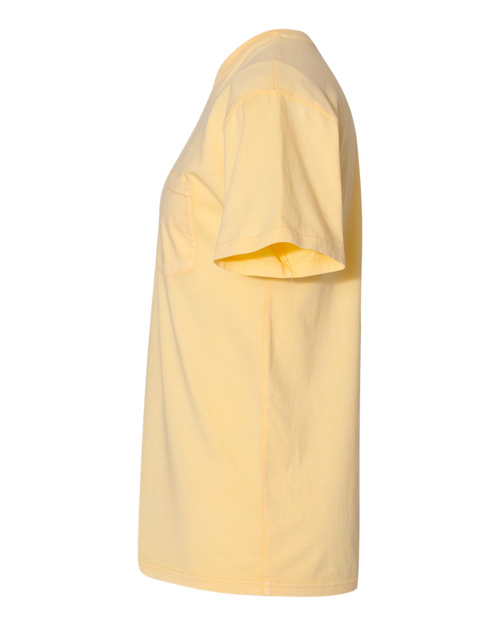 Left View of Blonde Inspired Dye Short Sleeve Pocket T-Shirt - 7415