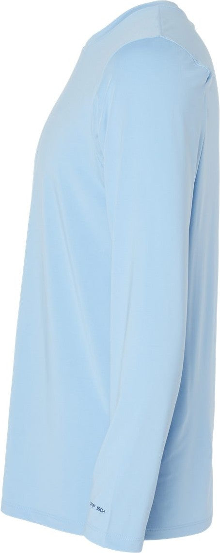 Left View of Blue Mist Aruba Extreme Performance Long Sleeve T-Shirt - 222