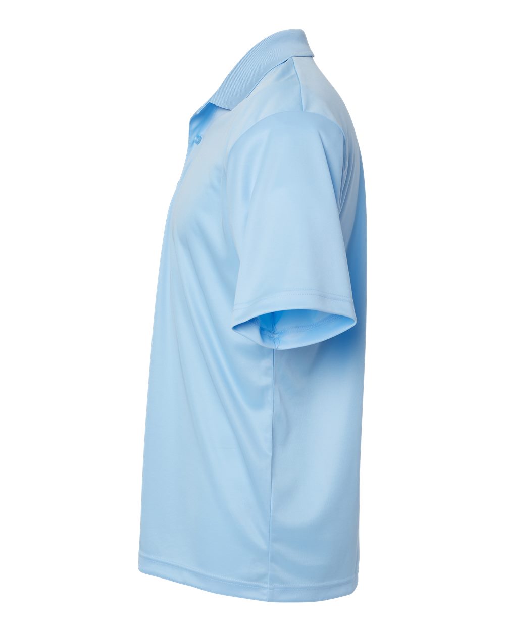 Left View of Blue Mist Sebring Performance Polo - 500