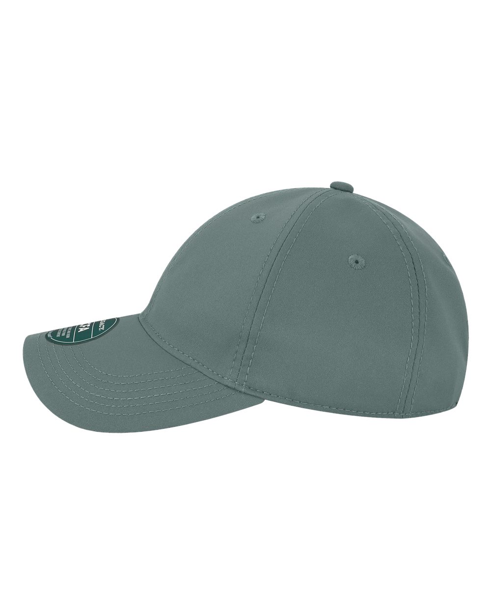 Left View of Blue Steel Cool Fit Adjustable Cap - CFA