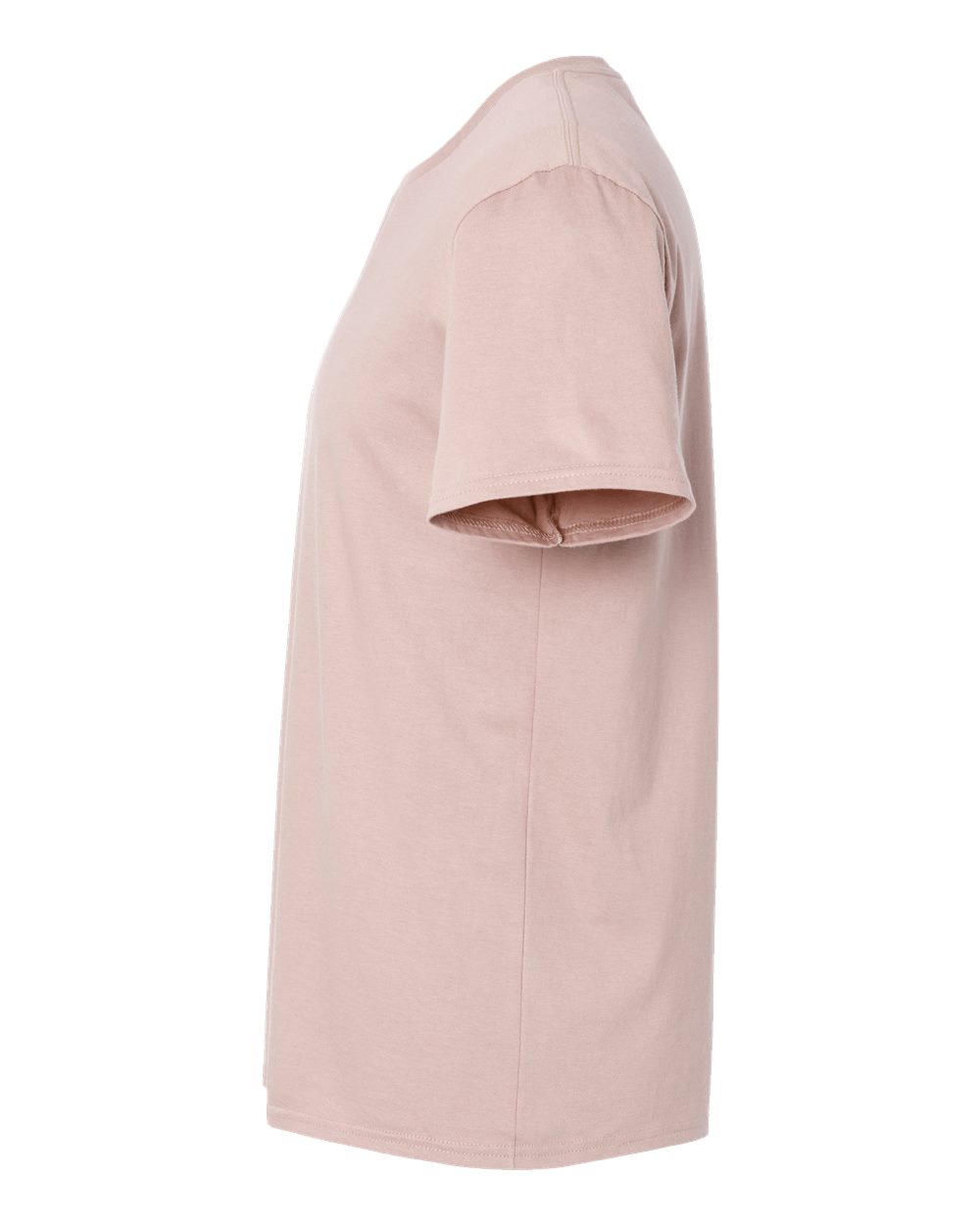 Left View of Blush Pink Premium Cotton T-Shirt - 570MR