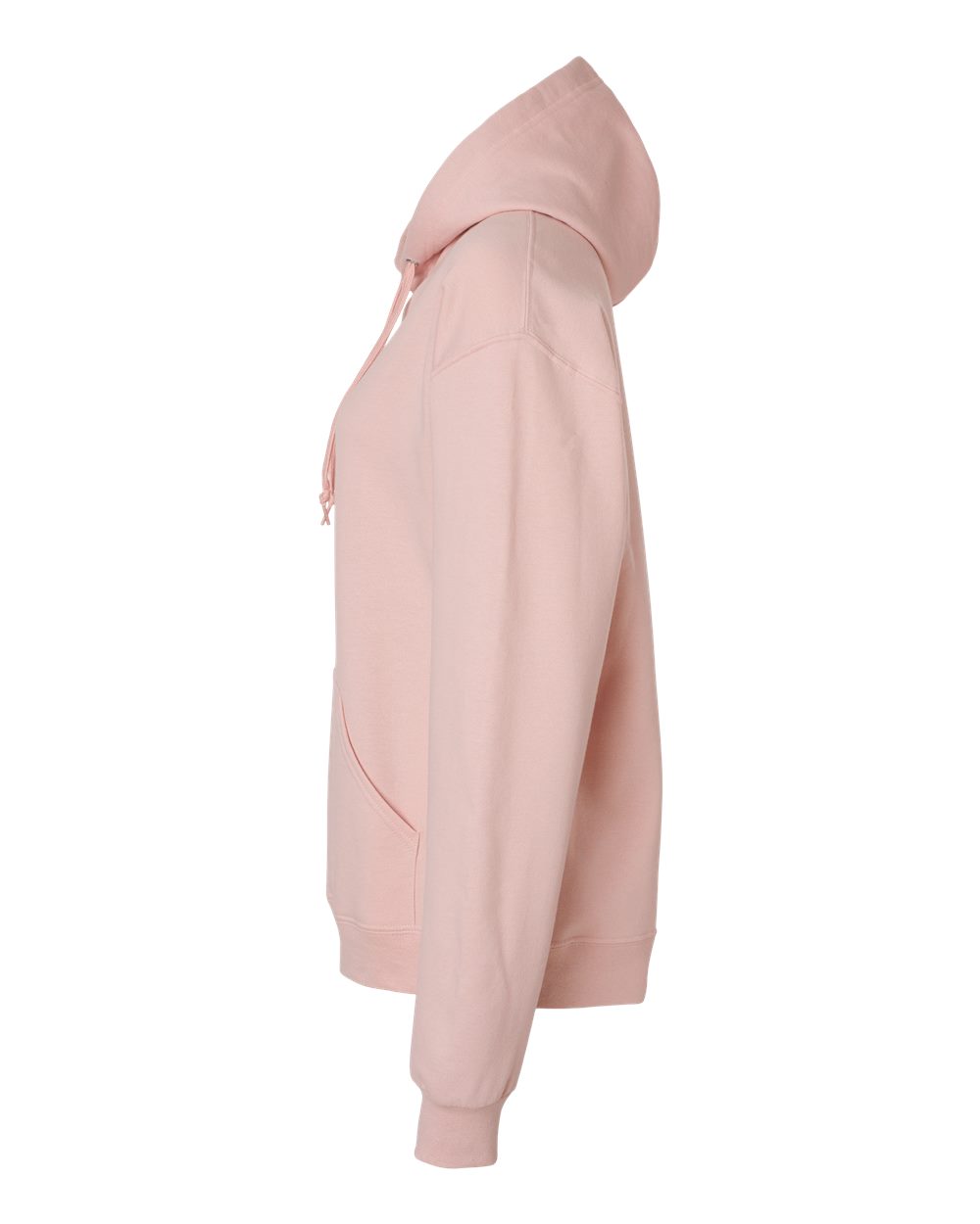 Left View of Blush Pink Ultimate CVC Hooded Sweatshirt - IC49MR