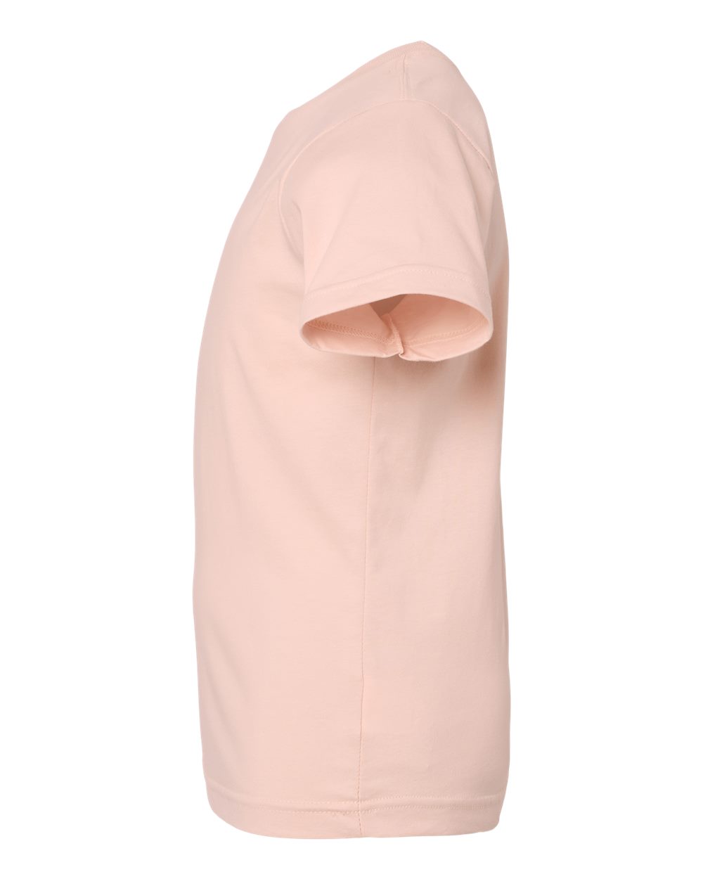 Left View of Blush Youth Fine Jersey Tee - 6101