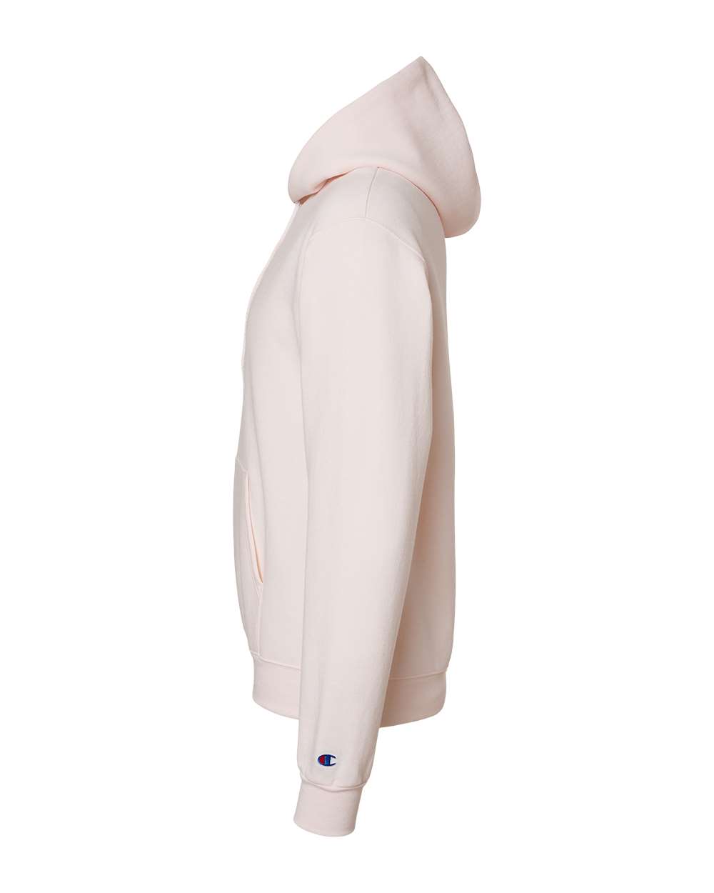 Left View of Body Blush Powerblend® Hooded Sweatshirt - S700
