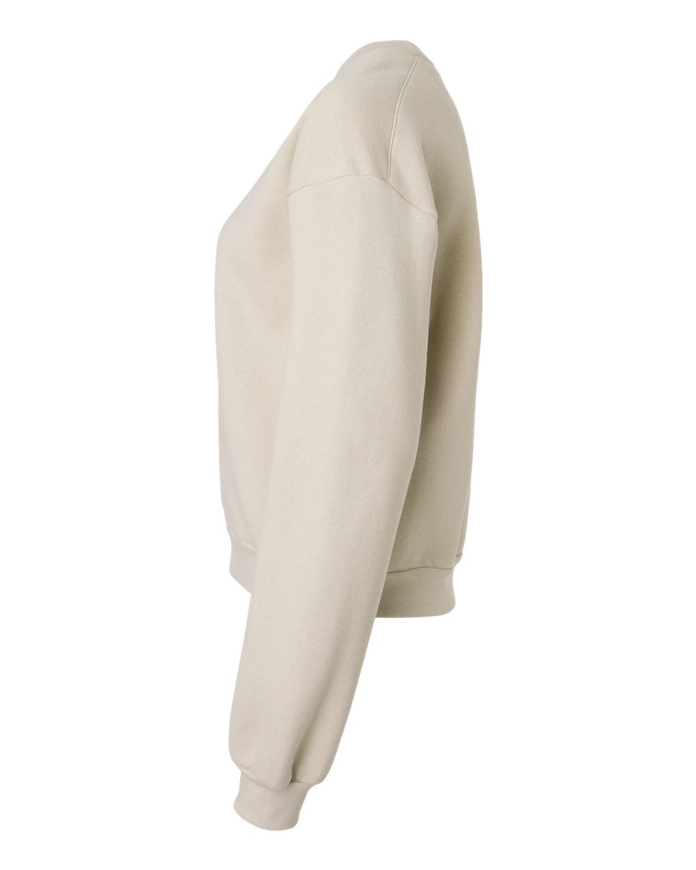 Left View of Bone ReFlex Women's Fleece Crewneck Sweatshirt - RF494