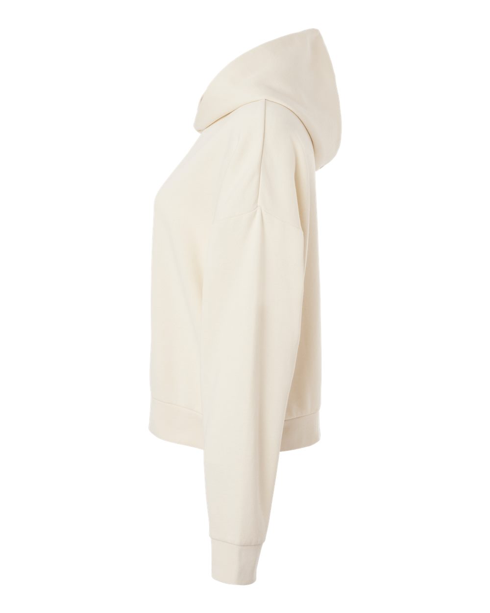 Left View of Bone Women's California Wave Wash Sunday Hooded Sweatshirt - PRM2600