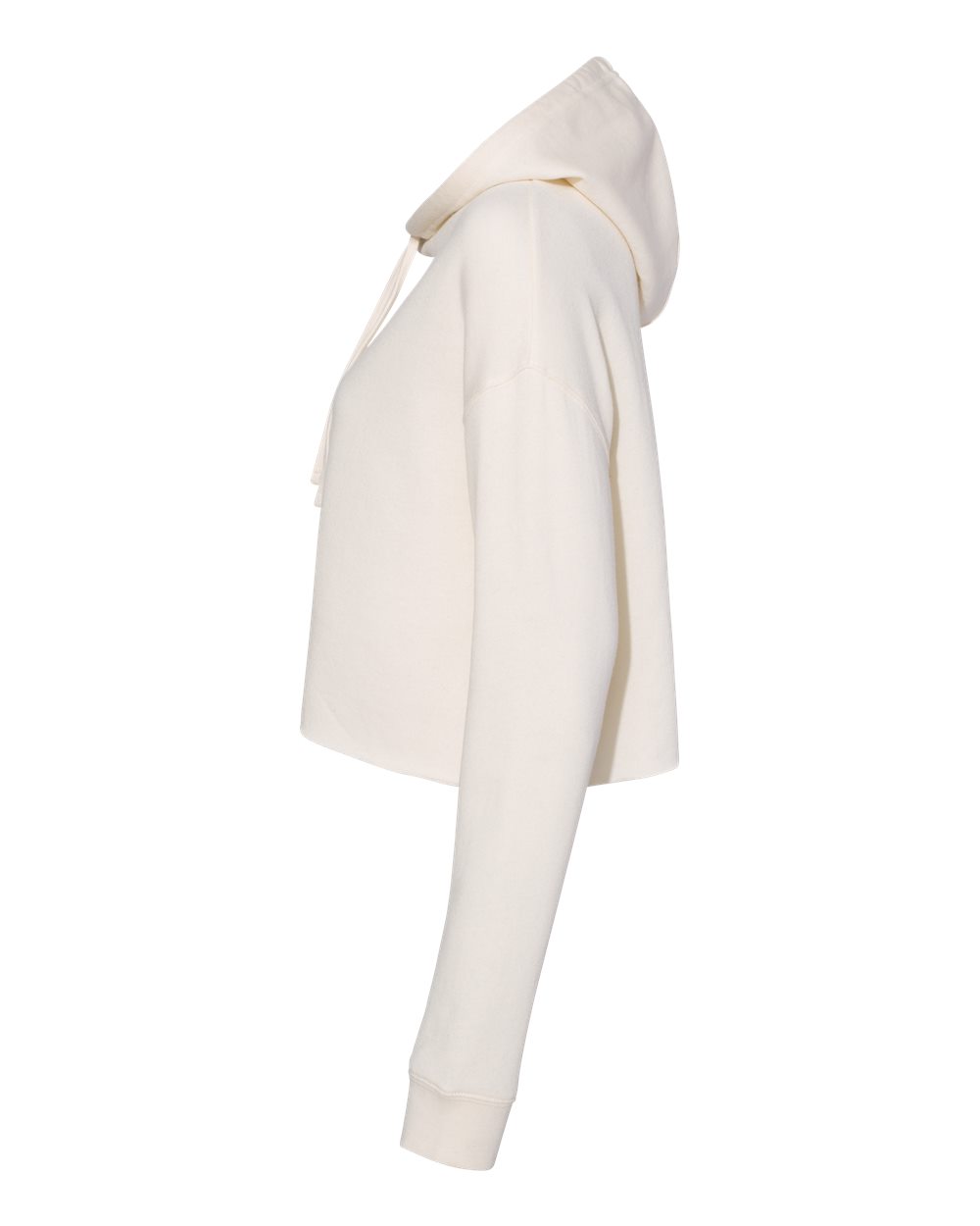 Left View of Bone Women’s Lightweight Crop Hooded Sweatshirt - AFX64CRP