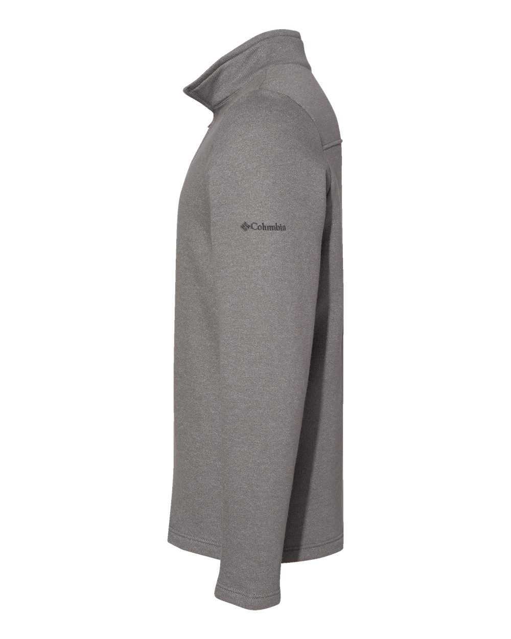 Left View of Boulder Heather Great Hart Mountain™ III Half-Zip Pullover - 212487