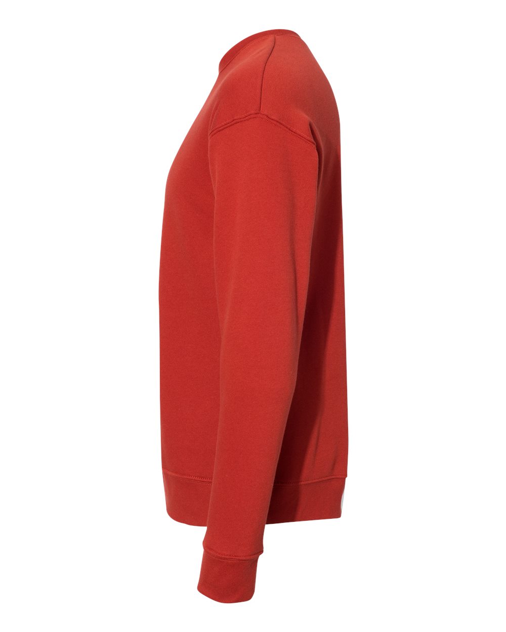 Left View of Brick Sponge Fleece Drop Shoulder Crewneck Sweatshirt - 3945