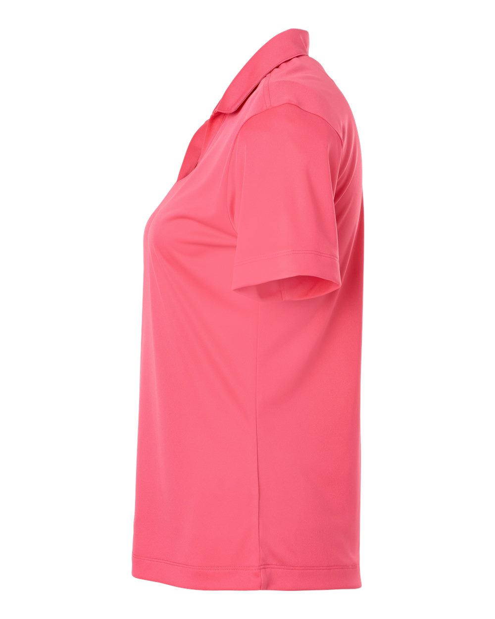 Left View of Bright Pink Pro-Lock Women's Performance Polo - 41800L