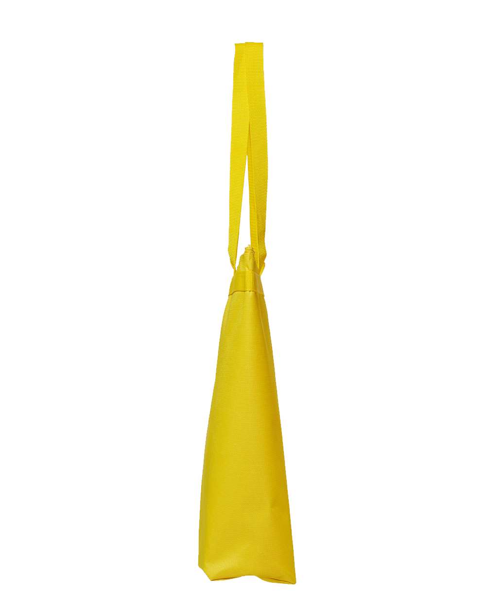 Left View of Bright Yellow Melody Large Tote - 8802