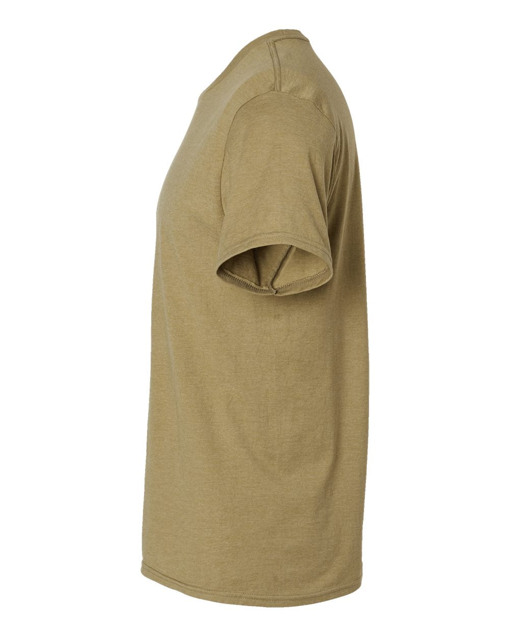 Left View of Brown Sugar Heather Perfect-T T-Shirt - 4980