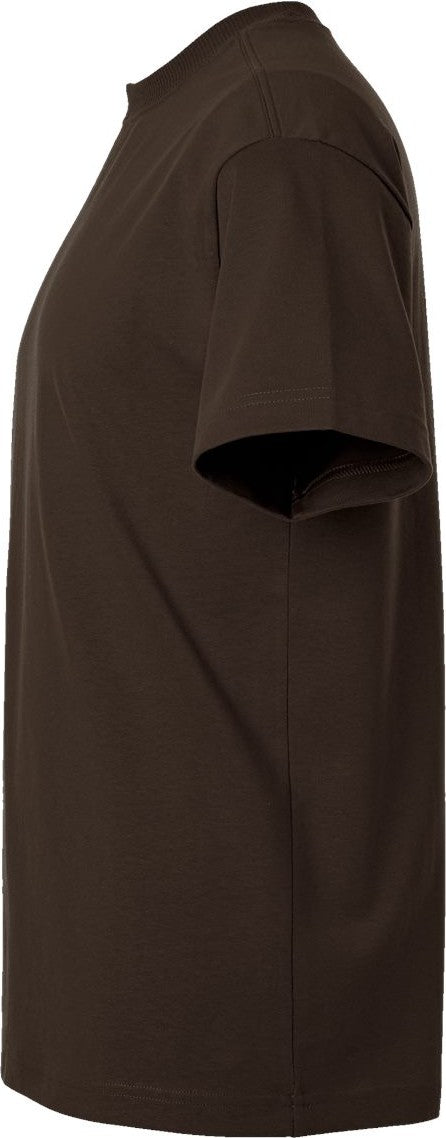 Left View of Brown Super Heavyweight Tee - 9001