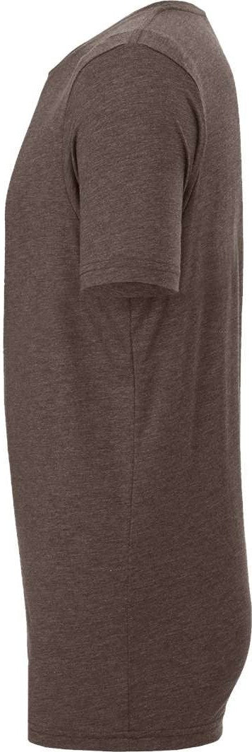 Left View of Brown Triblend Triblend Tee - 3413