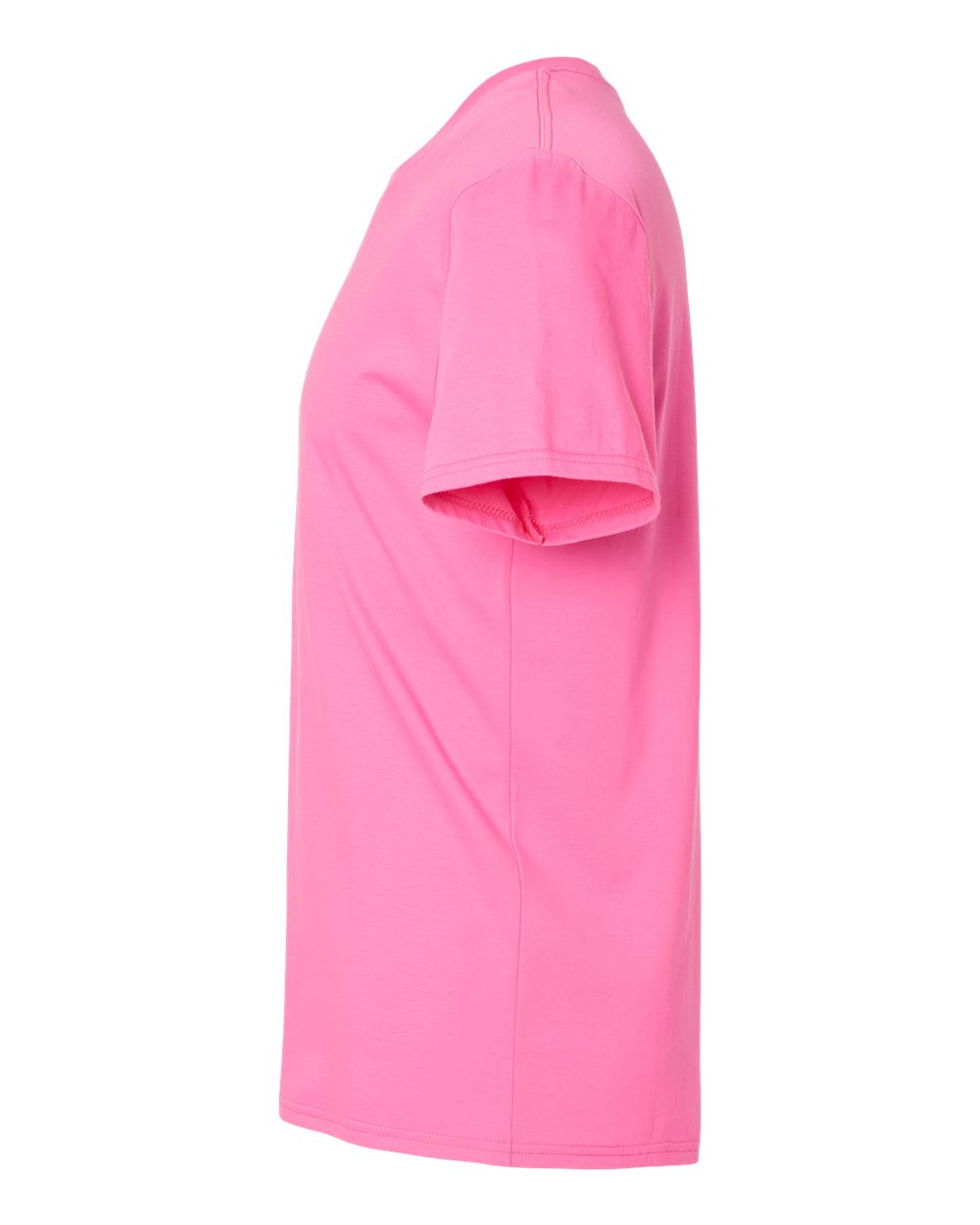 Left View of Bubblegum Premium Cotton T-Shirt - 570MR