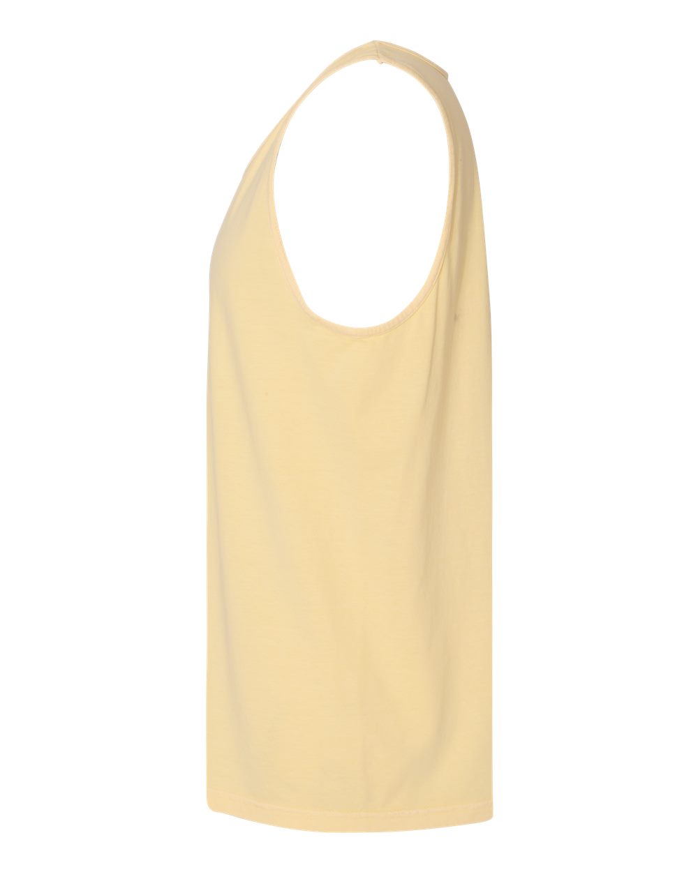 Left View of Butter Garment-Dyed Heavyweight Tank Top - 9360