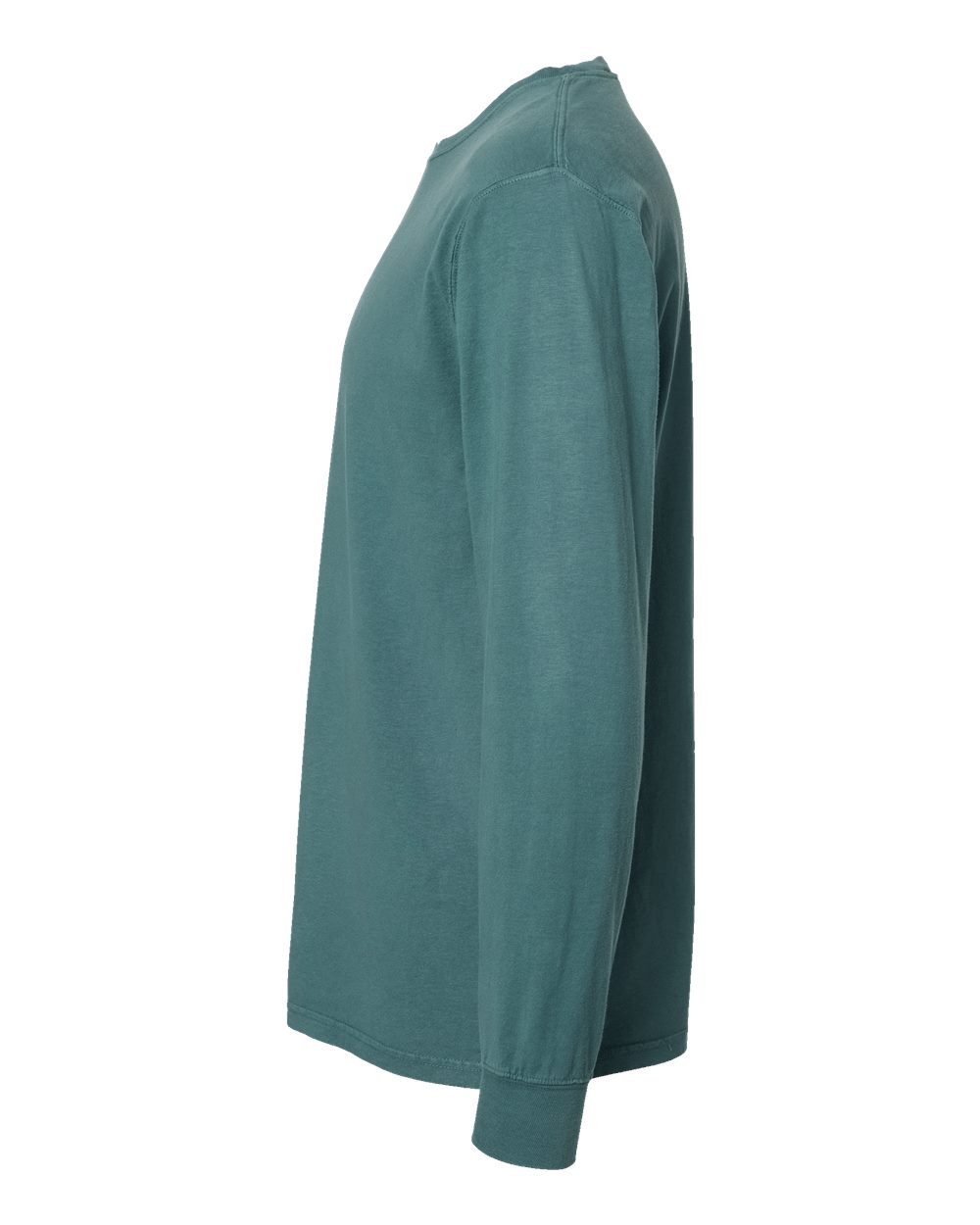 Left View of Cactus Garment-Dyed Long Sleeve T-Shirt - GDH200