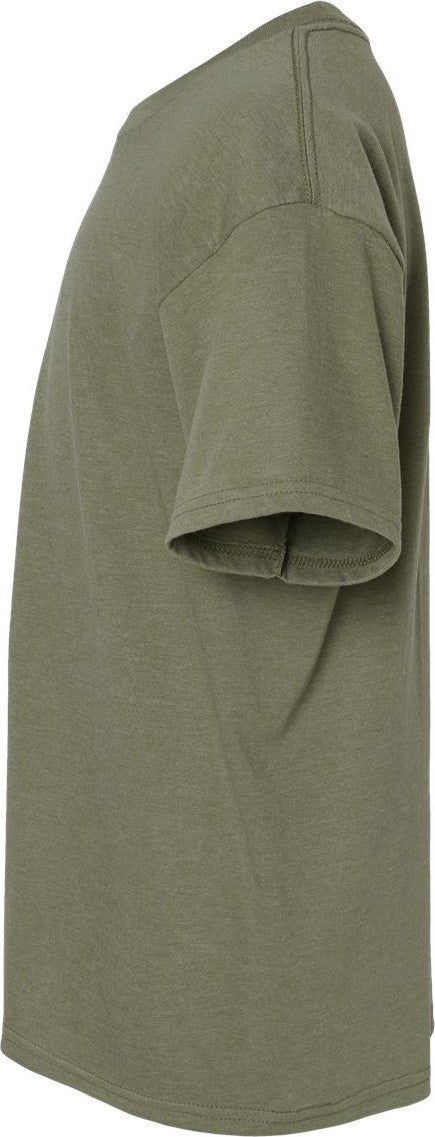 Left View of Cactus Softstyle® Youth CVC T-Shirt - 64000BCVC