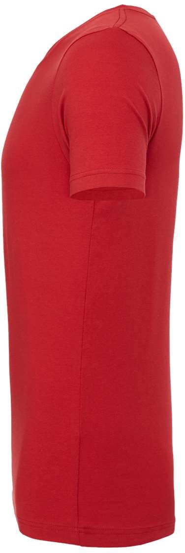 Left View of Canvas Red Jersey Tee - 3001