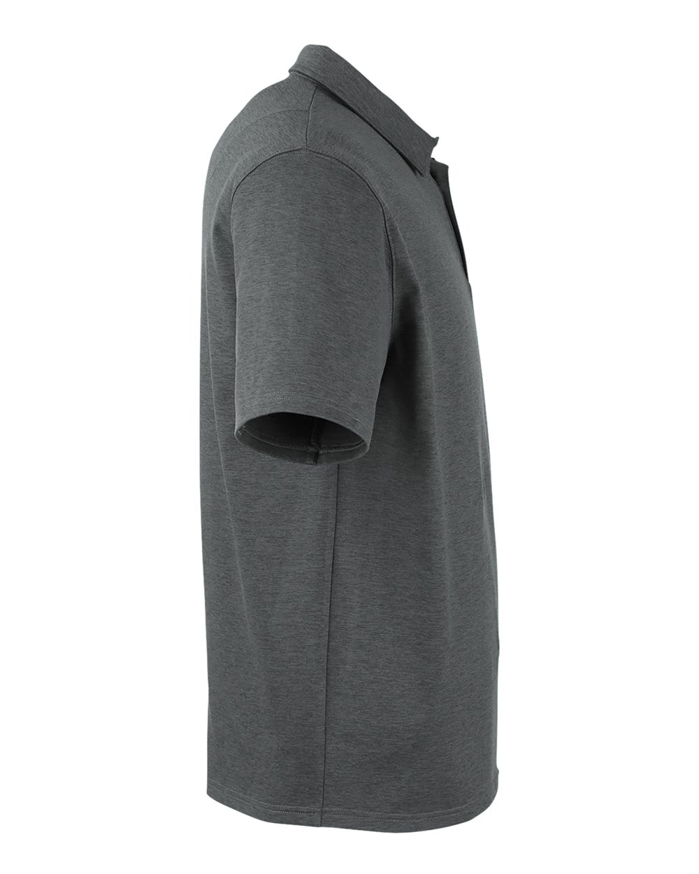 Rear View of Carbon Marbled Fairway Polo - MDP1799