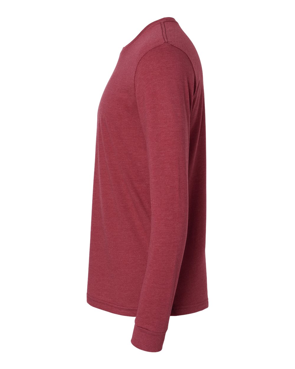 Left View of Cardinal CVC Long Sleeve T-Shirt - 6211