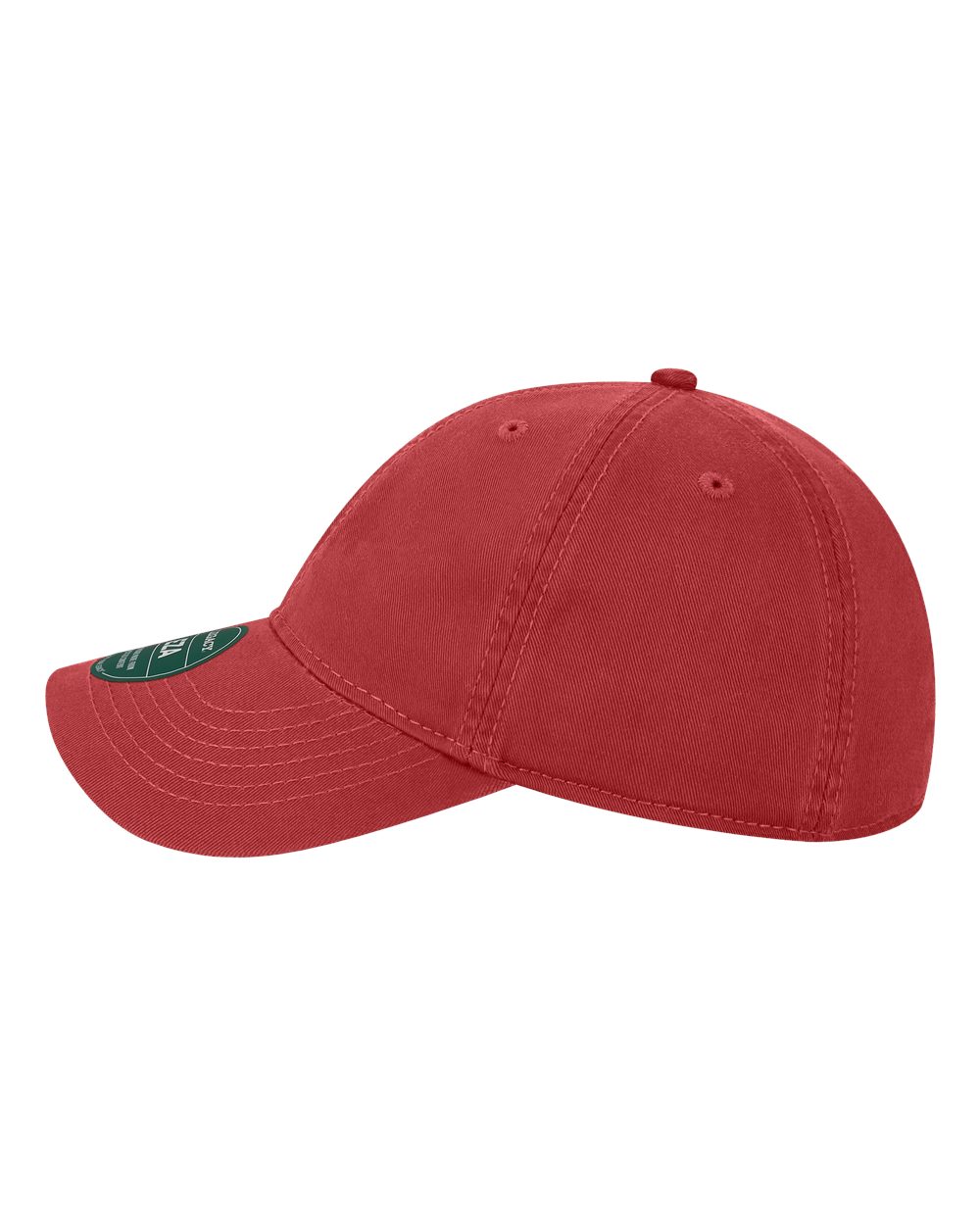 Left View of Cardinal Relaxed Twill Dad Hat - EZA