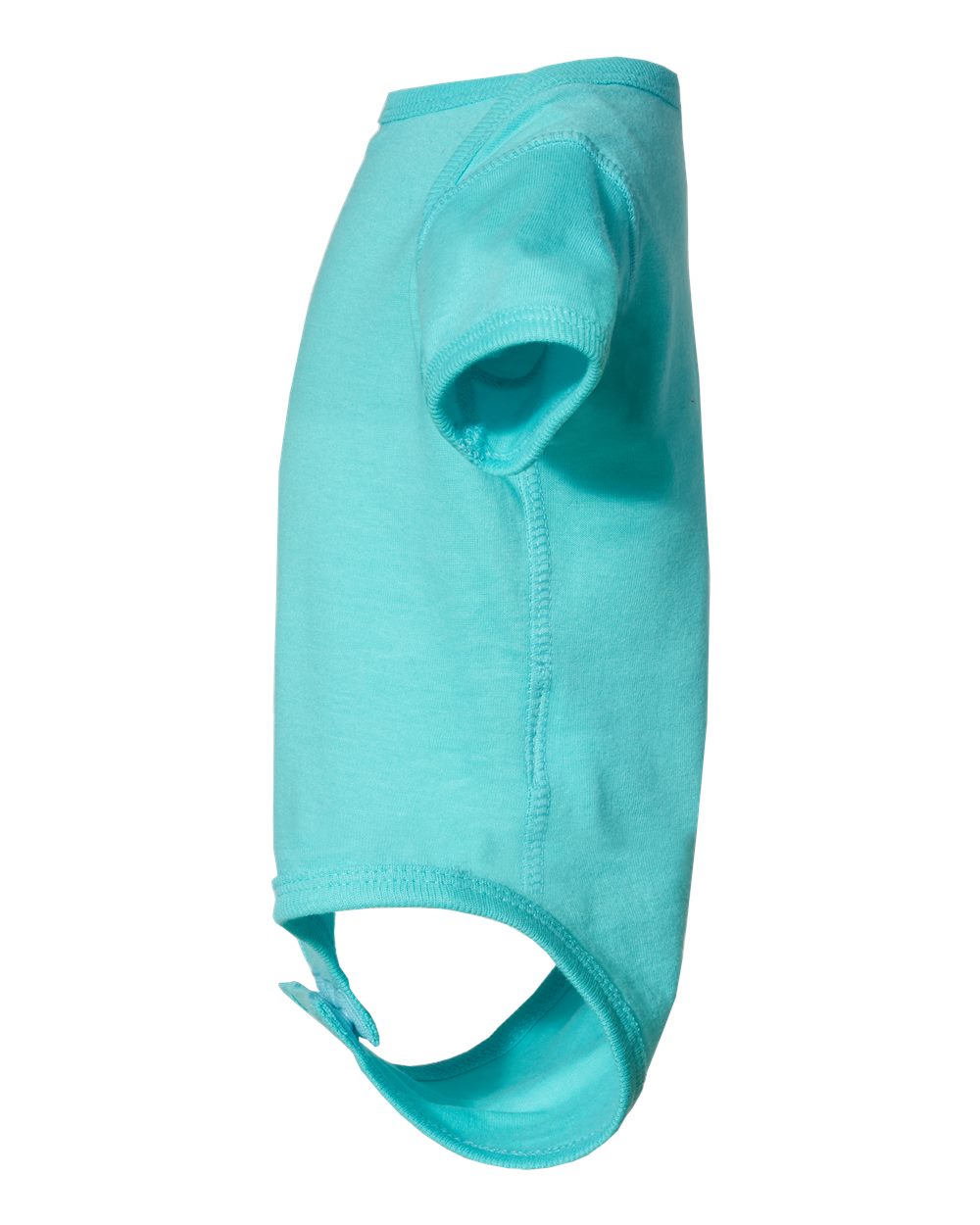 Left View of Caribbean Infant Fine Jersey Bodysuit - 4424