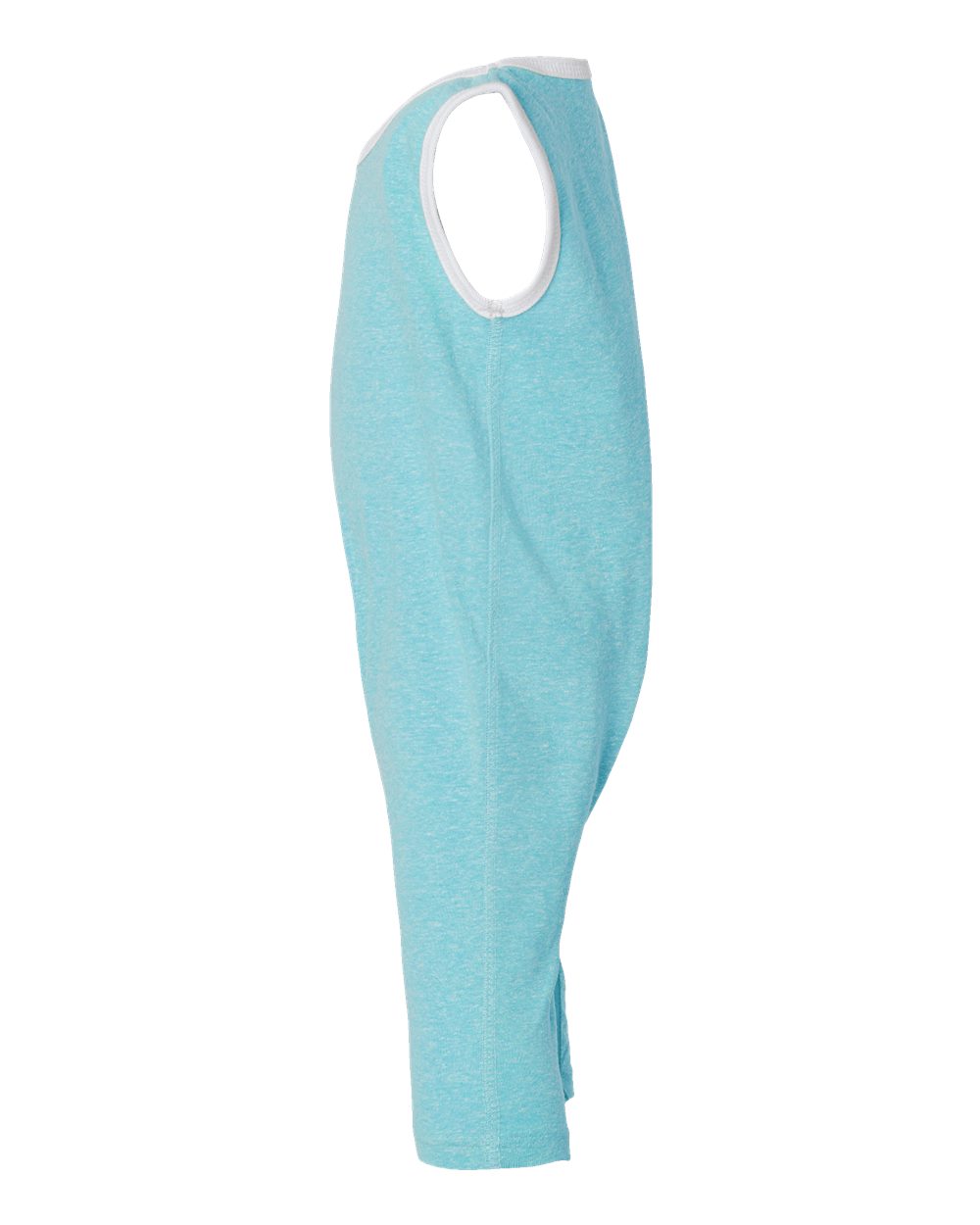 Left View of Caribbean Melange Infant Harborside Mélange Tank Romper - 4492