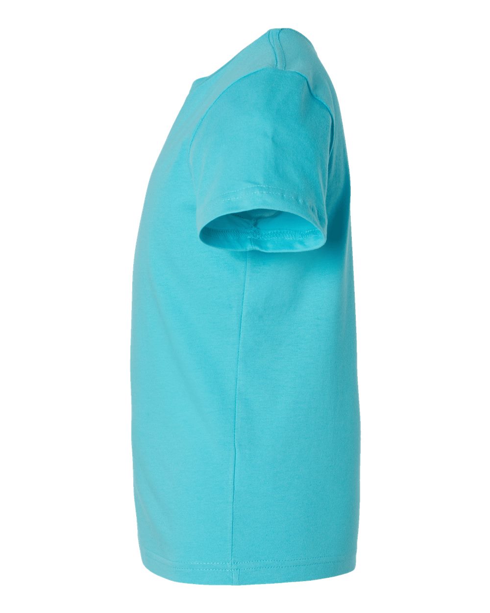 Left View of Caribbean Youth Fine Jersey Tee - 6101