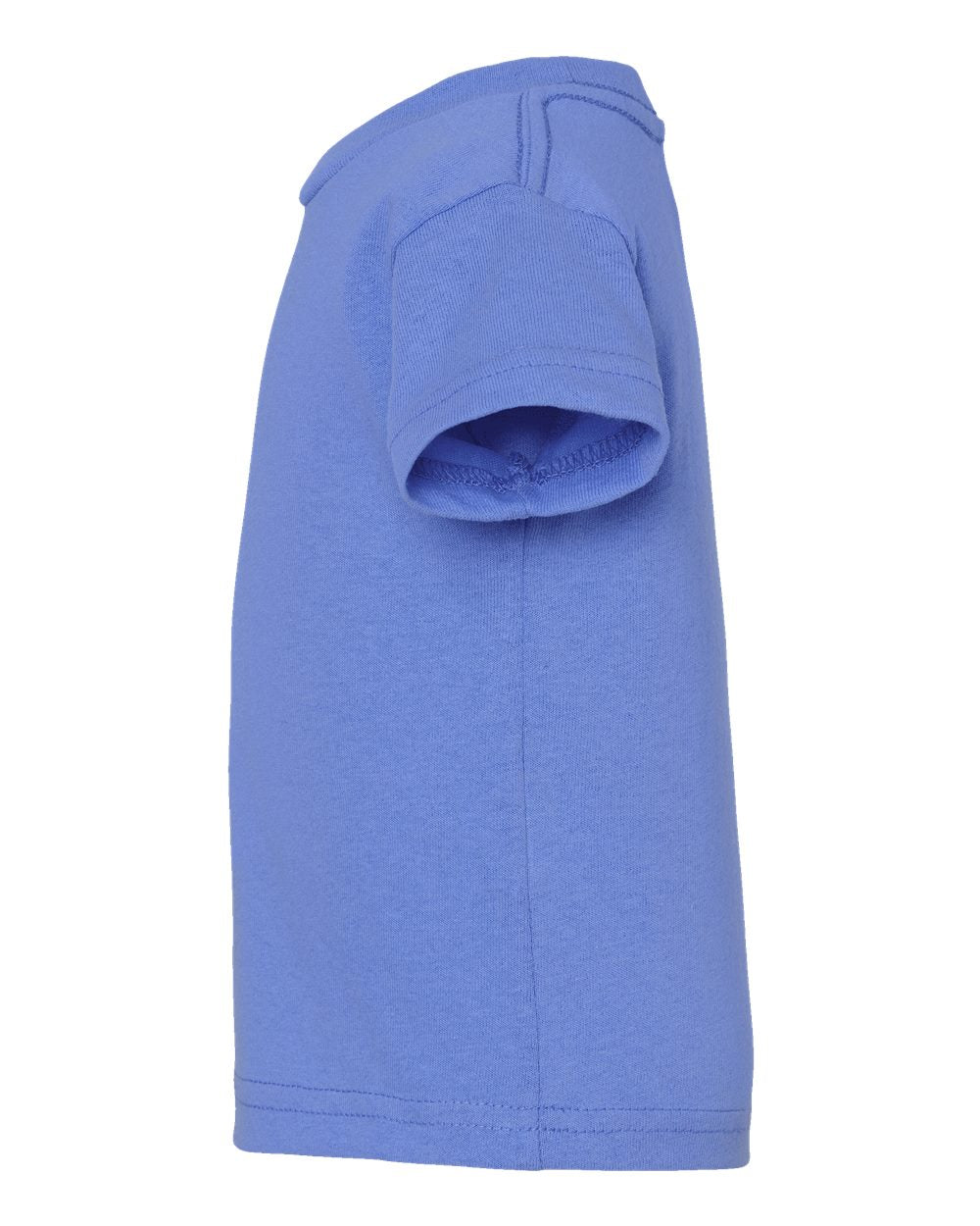 Left View of Carolina Blue Infant Cotton Jersey Tee - 3401
