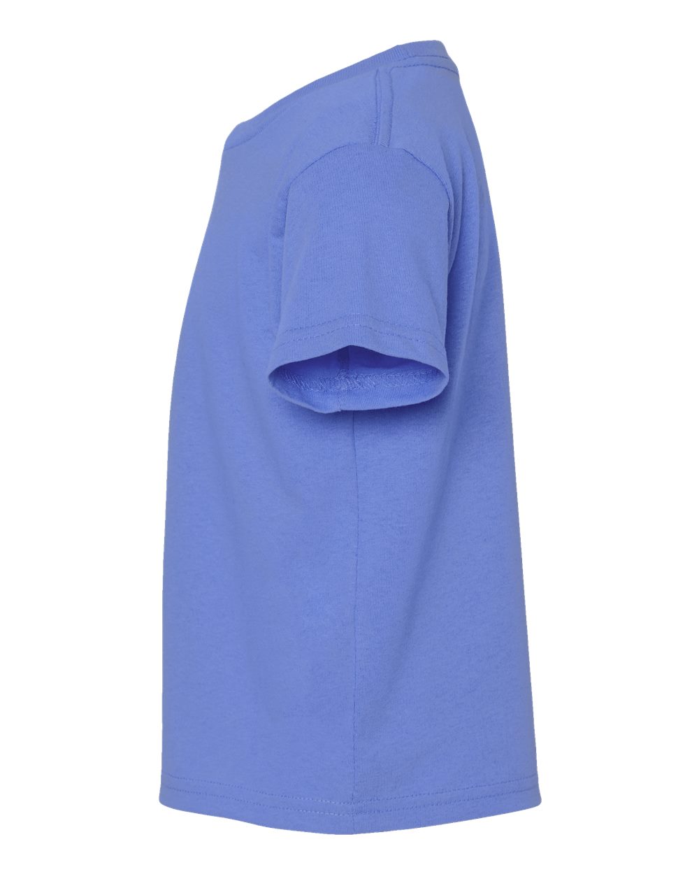 Left View of Carolina Blue Juvy Youth Short Sleeve T-Shirt - 3301J