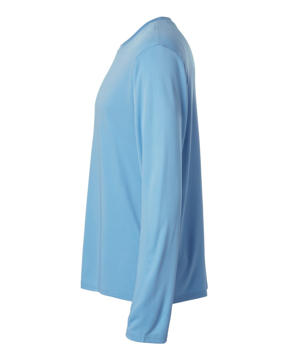 Left View of Carolina Blue Pro-Lock Performance Long Sleeve T-Shirt - 48400