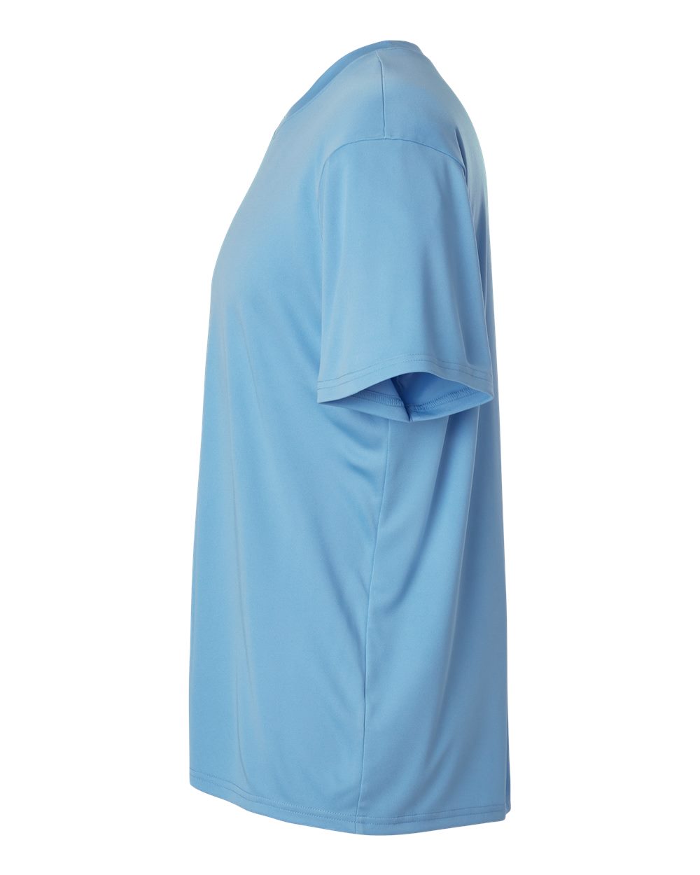 Left View of Carolina Blue Pro-Lock Performance T-Shirt - 48000