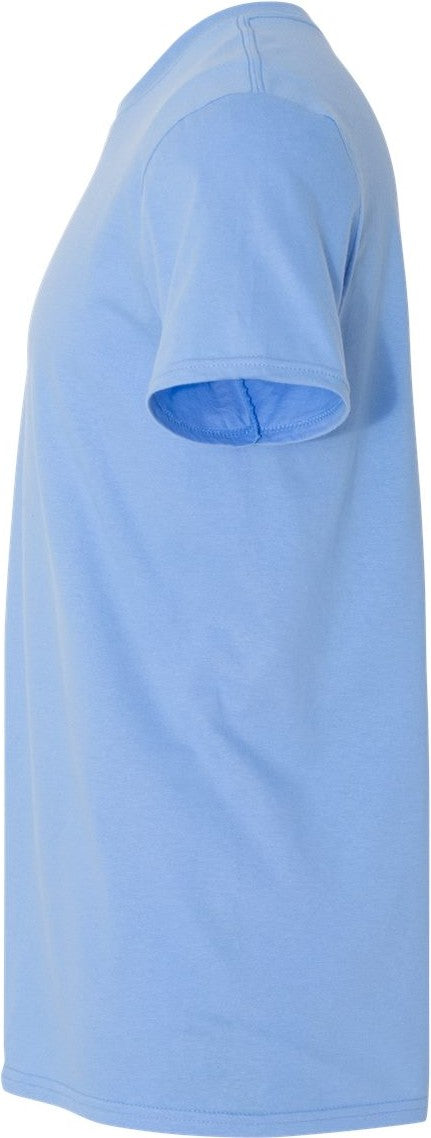 Left View of Carolina Blue Softstyle® T-Shirt - 64000