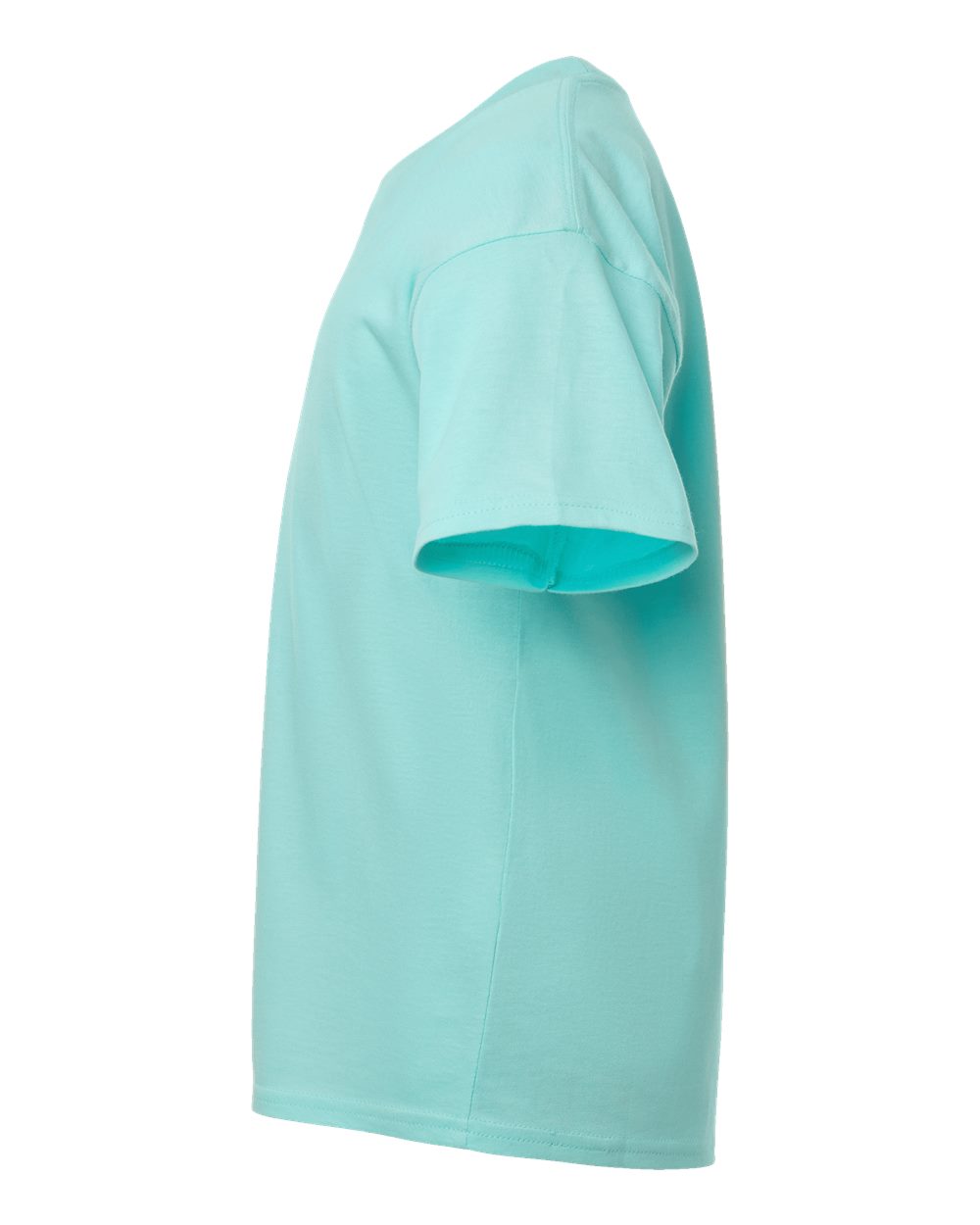 Left View of Celadon Youth Fine Jersey Tee - 2001Y