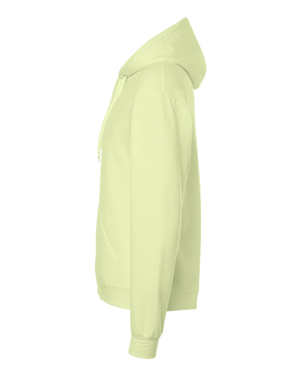 Left View of Celery Juice Ultimate CVC Hooded Sweatshirt - IC49MR