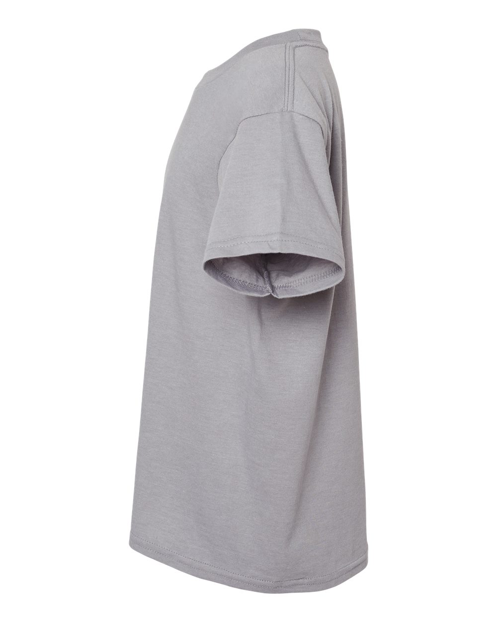 Left View of Cement Softstyle® Youth CVC T-Shirt - 64000BCVC