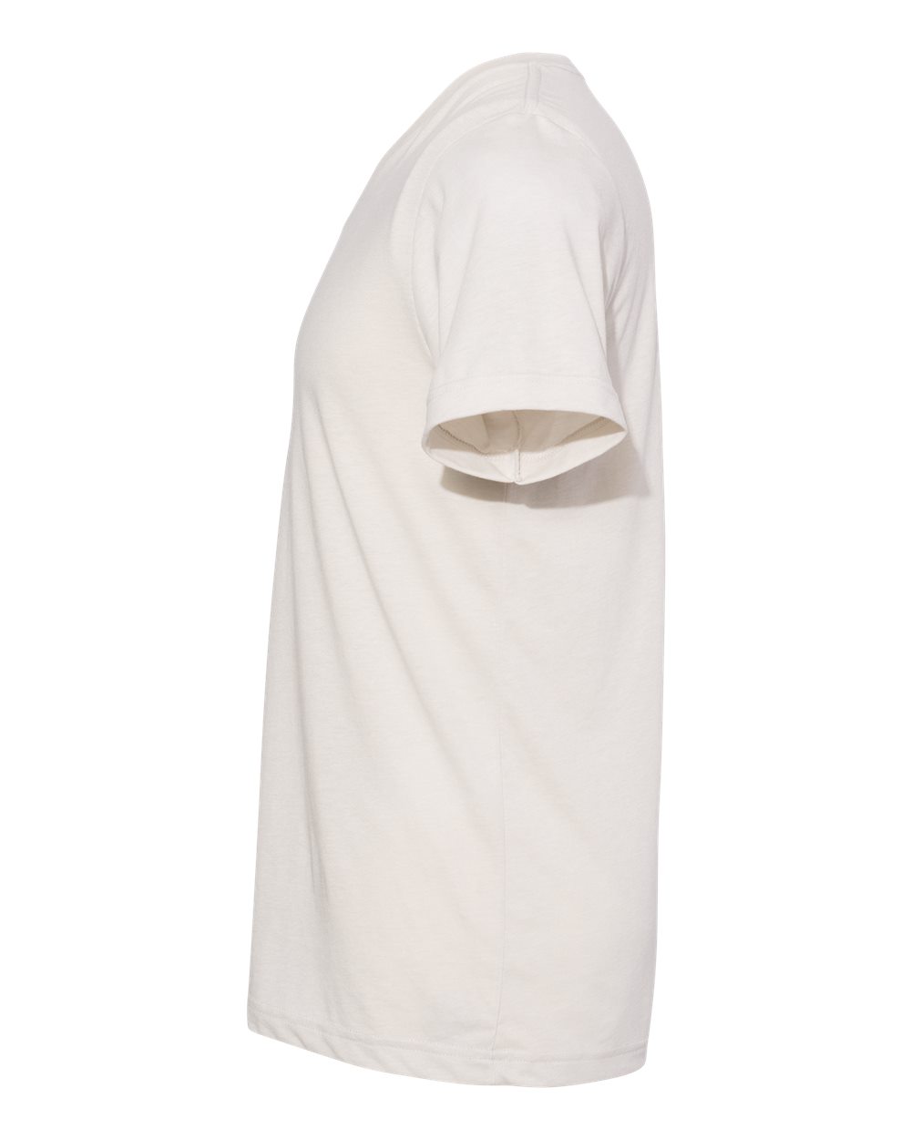 Left View of Cement Triblend Triblend V-Neck Short Sleeve Tee - 3415