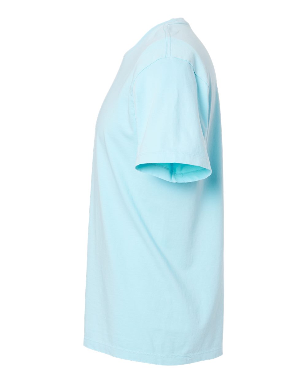 Left View of Chambray Organic T-Shirt - 400