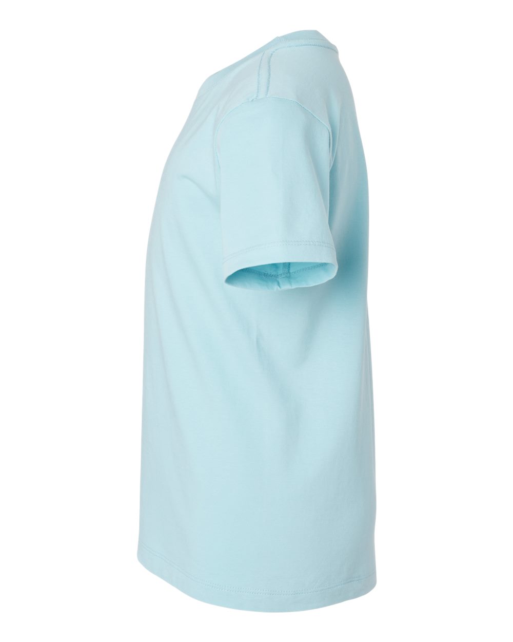 Left View of Chambray Youth Classic T-Shirt - 202