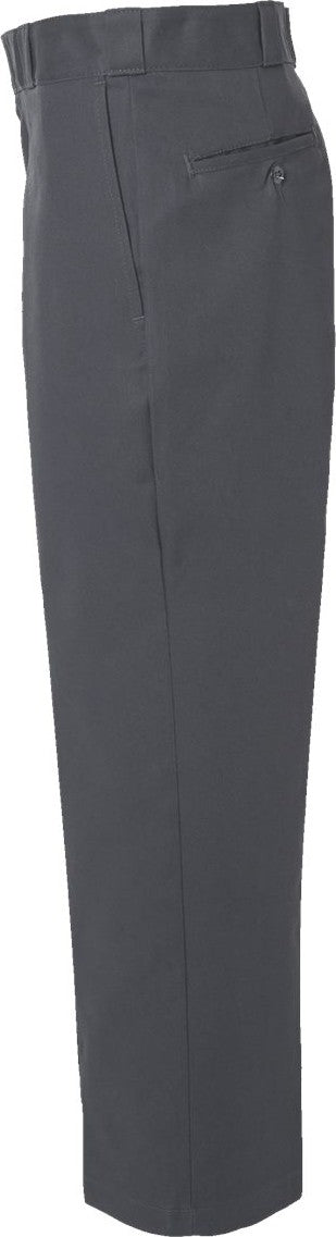 Left View of Charcoal - 37 Unhemmed Industrial 874® Work Pants - P874