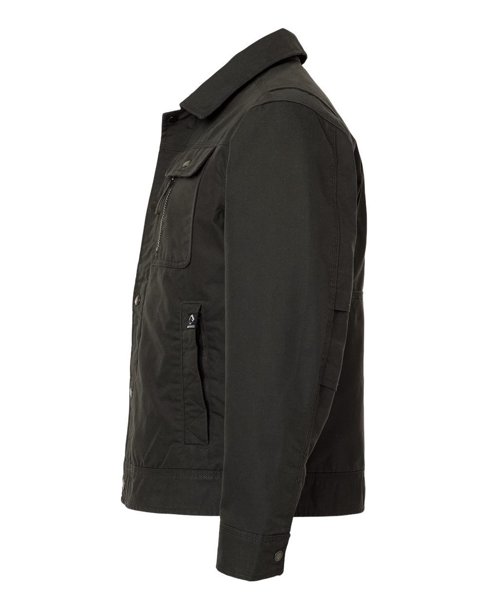 Left View of Charcoal Renegade Lifestyle Jacket - 5057