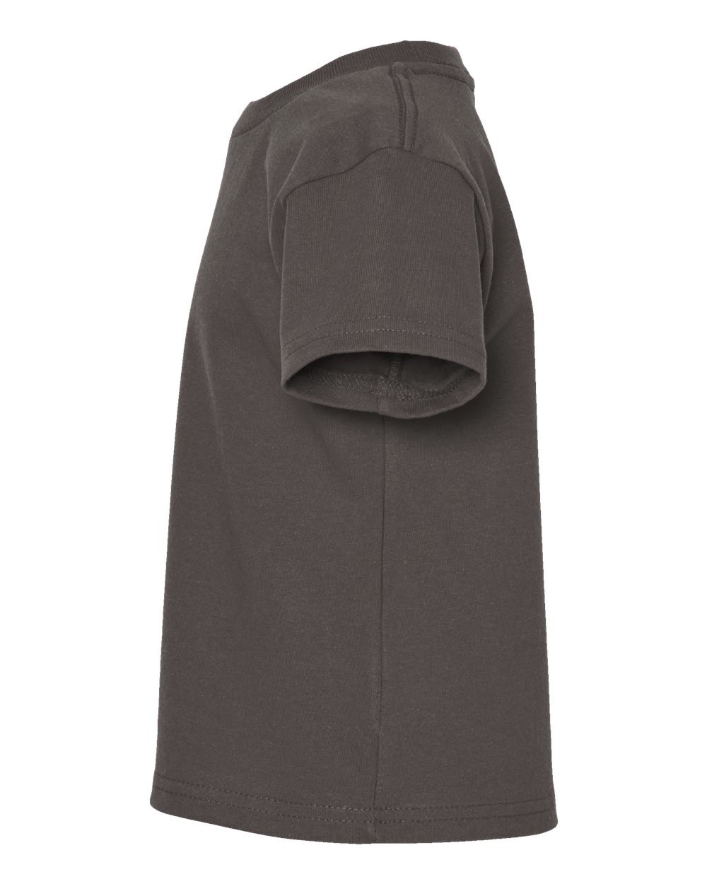 Left View of Charcoal Toddler Cotton Jersey Tee - 3301T