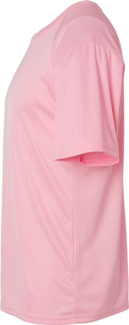 Left View of Charity Pink Islander Performance T-Shirt - 200