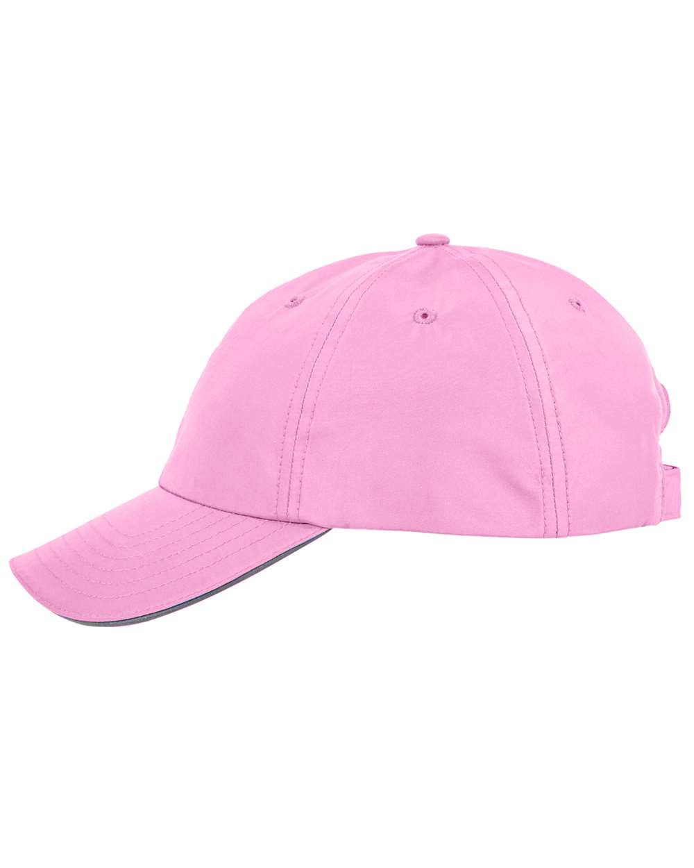 Left View of Charity Pink Pitch Performance Cap - CE001