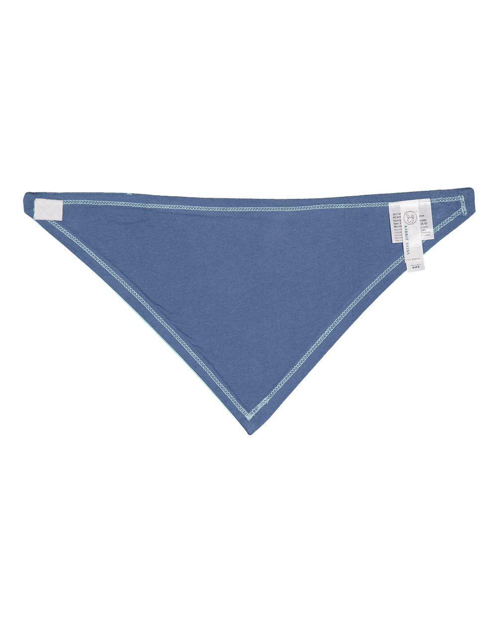 Left View of Chill/ Indigo Premium Jersey Bandana Bib - 1012