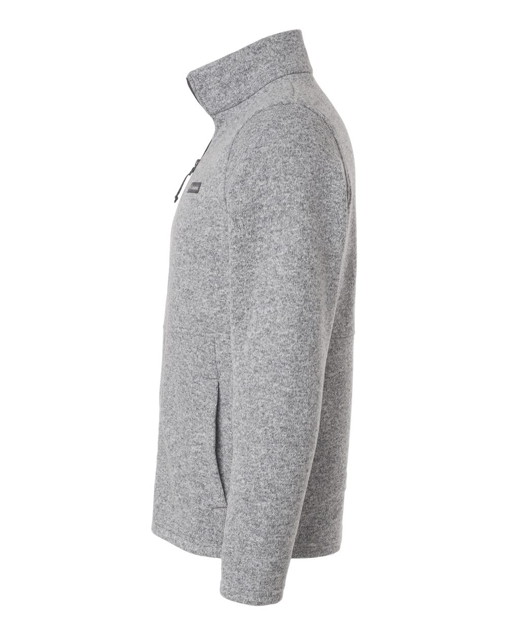 Left View of City Grey Heather Alto Pass™ Fleece Full-Zip Jacket - 209574