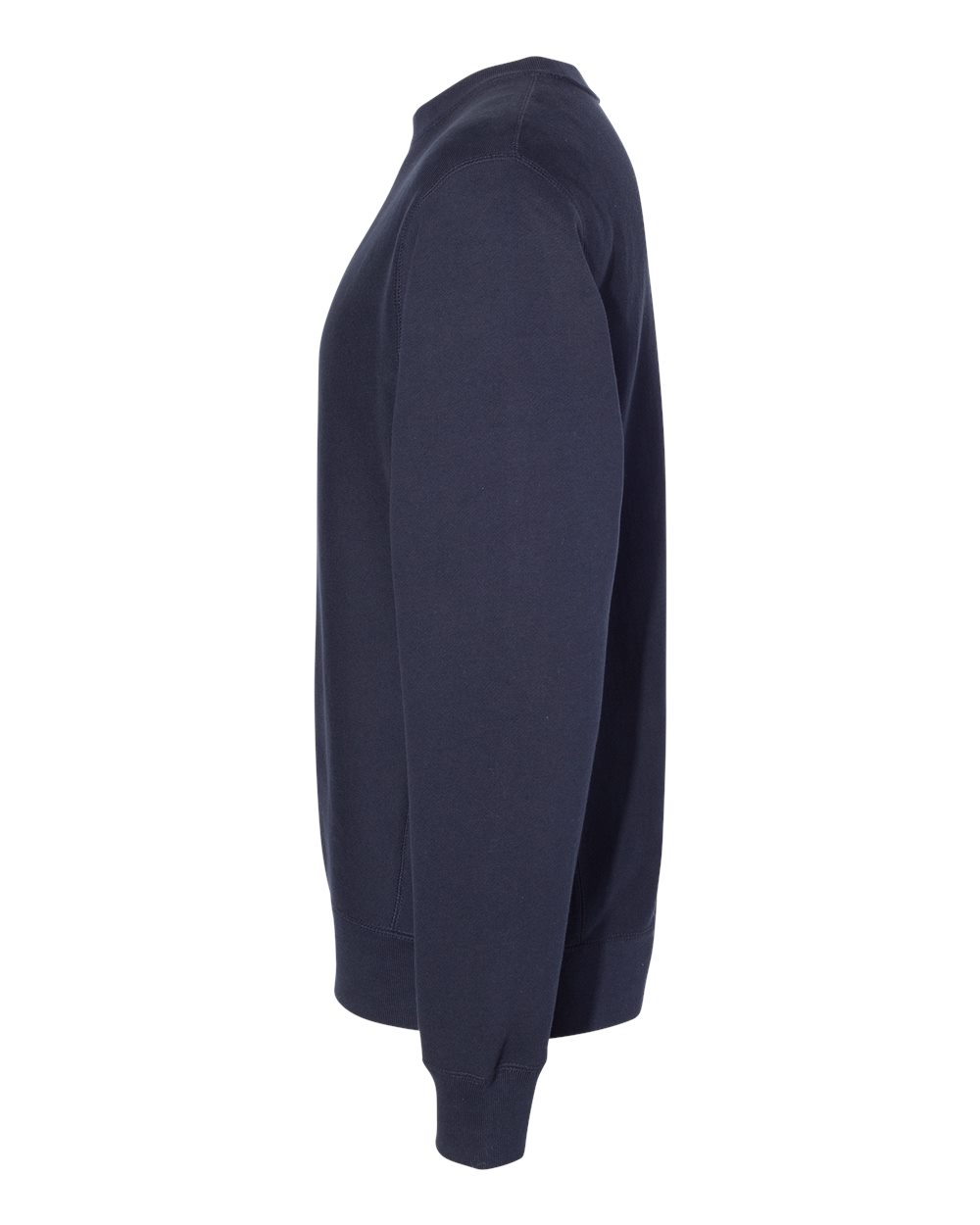 Left View of Classic Navy Legend - Premium Heavyweight Cross-Grain Crewneck Sweatshirt - IND5000C